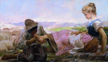 La Spina Artwork by Giovanni Segantini