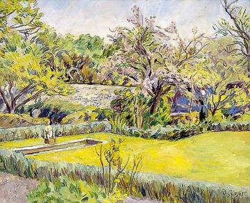 Walled Garden At Charleston, East Sussex Artwork by Duncan Grant