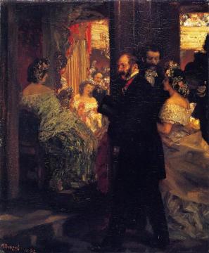 At The Opera Artwork by Adolph von Menzel