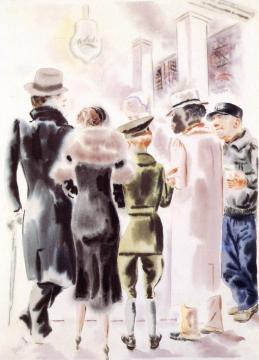 Nedicks Artwork by George Grosz