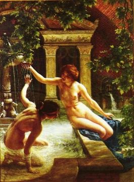Water Babies Artwork by Sir Edward John Poynter
