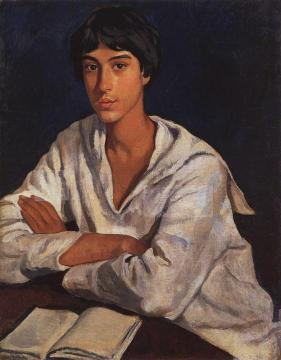 Portrait of E.I. Zolotarevsky in childhood Artwork by Zinaida Serebriakova