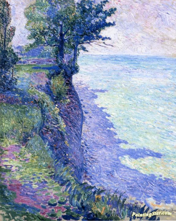 Lake Erie Cliff, Lakewood Artwork by William Sommer