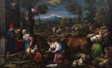 Series Of The Months 06, June (cancer) Artwork by Francesco Bassano  the Younger