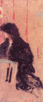 The Dark Robe Artwork by Edouard Vuillard