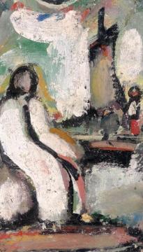 Study for Viens plus près... Artwork by Georges Rouault