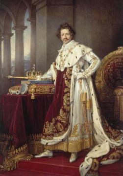 King Ludwig I In His Coronation Robes Artwork by Joseph Karl Stieler