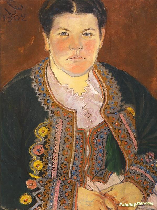 The Artist's Wife Artwork by Stanislaw Wyspianski