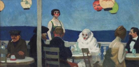 Soir Bleu Artwork by Edward Hopper