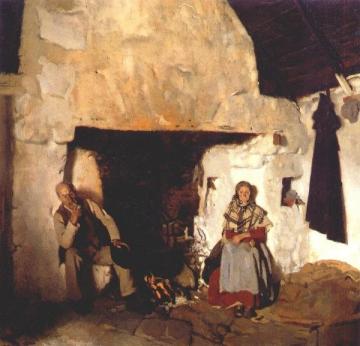 Old John's Cottage, Connemara Artwork by Sir William Orpen
