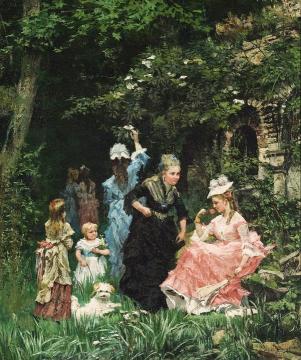 In the Garden Artwork by Alexander Mark Rossi