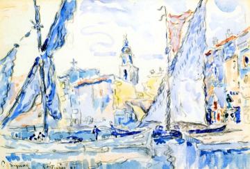 Saint Tropez Artwork by Paul Signac