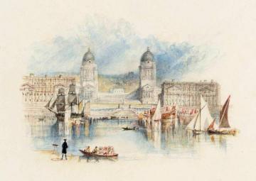 Rogers's 'Poems' - Greenwich Hospital Artwork by Joseph Mallord William Turner