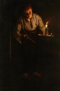Burglars Artwork by Charles Spencelayh