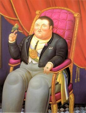 The President Artwork by Fernando Botero
