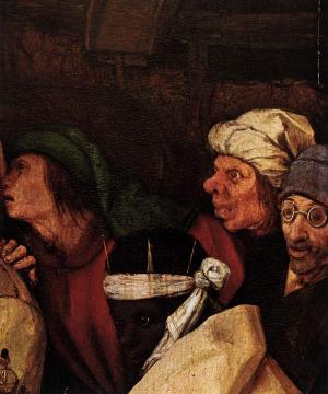 The Adoration of the Kings (detail) Artwork by Pieter Bruegel the Elder