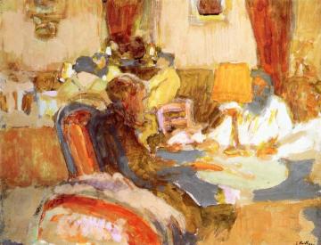 The Game of Cards Artwork by Edouard Vuillard