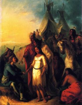 The Trapper's Bride Artwork by Alfred Jacob Miller