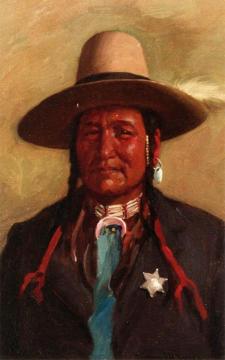 Chief Washakie Artwork by Joseph Henry Sharp