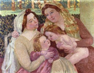 The Holy Family Artwork by Maurice Denis