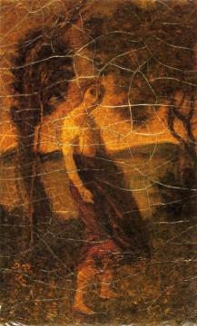 A Country Girl Artwork by Albert Pinkham Ryder