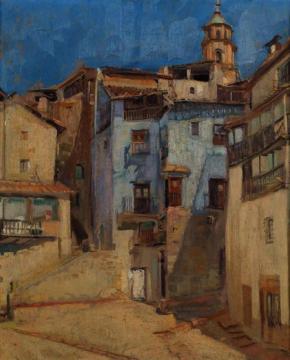 Calle De Pueblo Artwork by Salvador Tuset Tuset