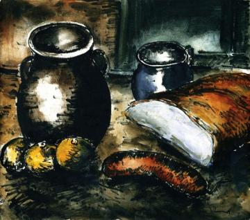 The Brown Pot Artwork by Maurice De Vlaminck