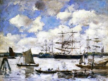 Near Rotterdam Artwork by Eugène-Louis Boudin