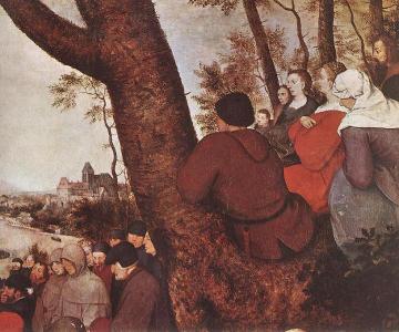 The Sermon of St John the Baptist (detail) Artwork by Pieter Bruegel the Elder
