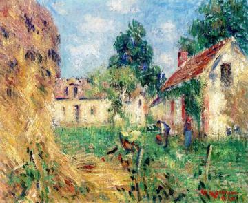 Small Farm near Caen Artwork by Gustave Loiseau