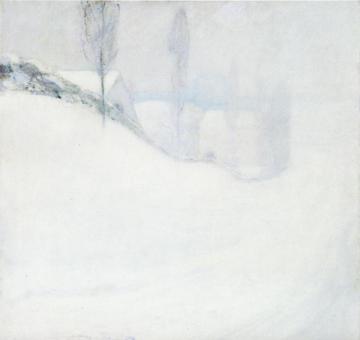 Round Hill Road Artwork by John Twachtman