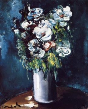 Vase Of Flowers Artwork by Maurice De Vlaminck