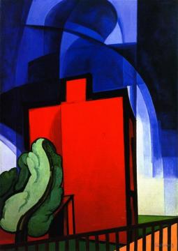 Blue Above Artwork by Oscar Bluemner