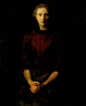 Portrait Of A Lady Artwork by Abbott Handerson Thayer