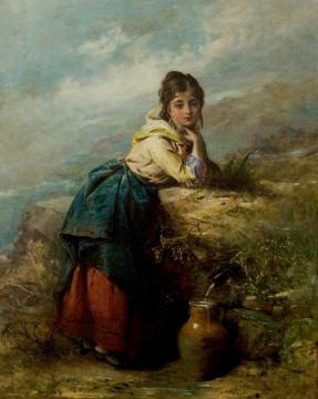 A Mountain Lassie Artwork by Thomas Kent Pelham