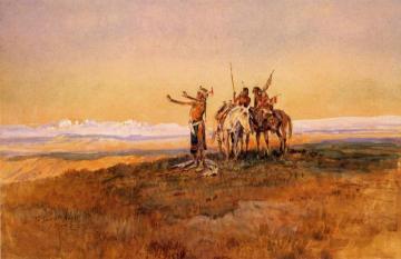 Invocation to the Sun Artwork by Charles Marion Russell