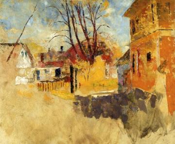 Town View, Provencetown Artwork by Charles W. Hawthorne
