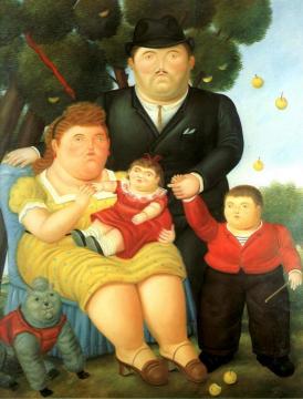 Family Artwork by Fernando Botero