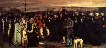 A Burial at Ornans Artwork by Gustave Courbet