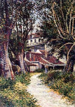 The Banks of the Bièvre Artwork by Maximilien Luce