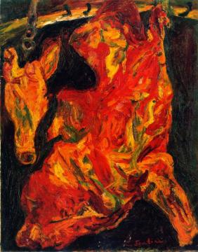 Side Of Beef And Calf's Head Artwork by Chaim Soutine