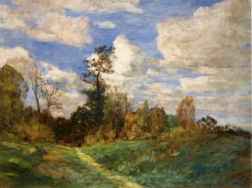 Forest Landscape Artwork by Eugène-Louis Boudin