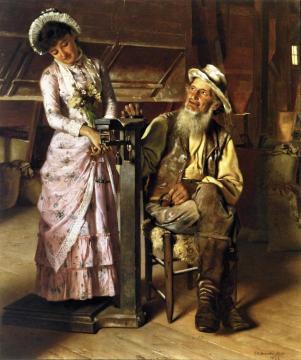 Weighed at the Mill Artwork by John George Brown
