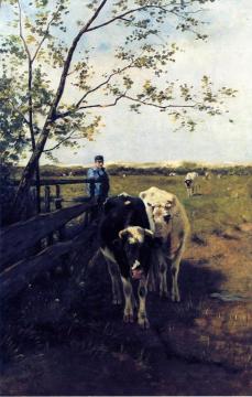 Finished Grazing Artwork by Anton Mauve