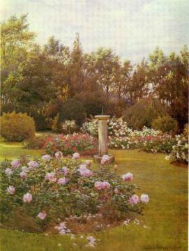 Rose Garden Artwork by Beatrice E. Parsons