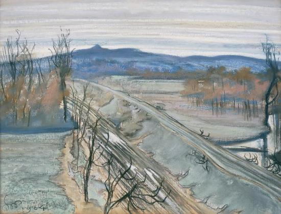 View From The Studio Window Artwork by Stanislaw Wyspianski