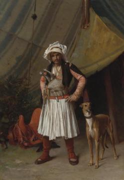 Bashi-bazouk And His Dog Artwork by Jean Leon Gerome