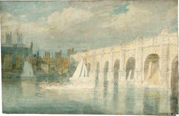 Westminster Bridge, with the Abbey Seen across the River Artwork by Joseph Mallord William Turner