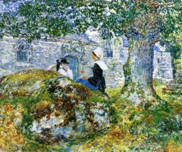 In Brittany Bay Artwork by Frederick Childe Hassam
