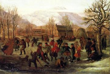The Skating Pond Artwork by Danquart Anton Weggeland